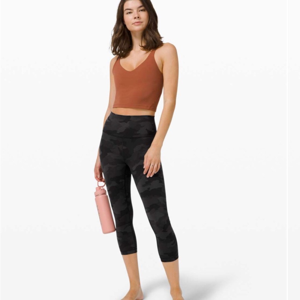 Lululemon Wunder Under Crop (High-Rise) *Full-On Luxtreme 21" Size 8